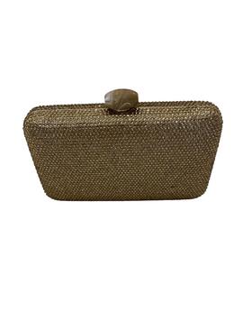 Clutch Brillos Marrón para Mujer