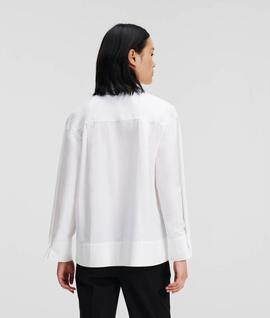 Camisa Karl con Tapeta  con el Logotipo de Karl