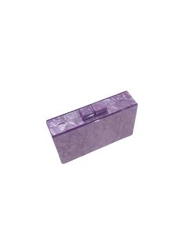 Clutch Rectangular Lila para Mujer
