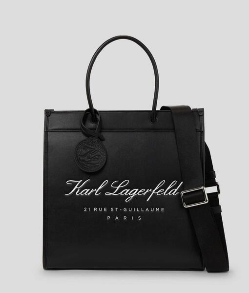 Bolso Karl Lagerfeld Tote Hotel Negro para Mujer