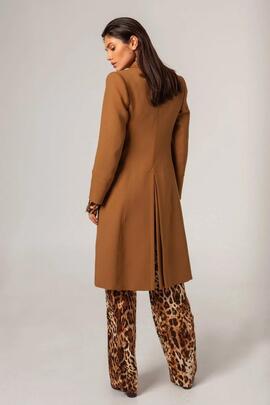 Abrigo Masavi Rondine Camel para Mujer