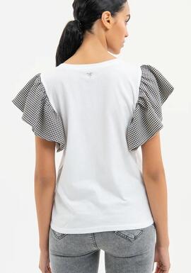 Top Fracomina Fit Confeccionado en Punto para Mujer