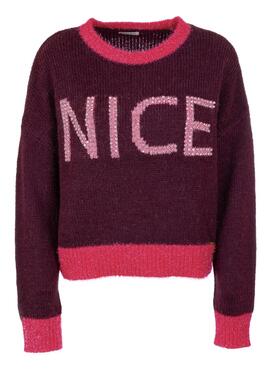 Jersey Fracomina Over Fit Punto Efecto Jacquuard para Mujer