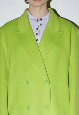 Abrigo Isabelle Blanche Verde para Mujer