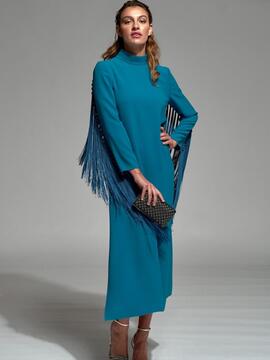 Vestido Talavera Moskada Azul para Mujer