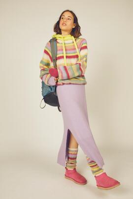 Jersey Montoto Multi Rayas Fucsia para Mujer
