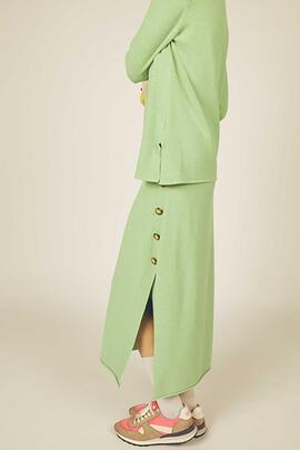 Falda Montoto Punto Verde para Mujer