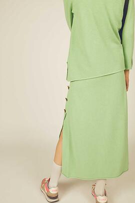 Falda Montoto Punto Verde para Mujer