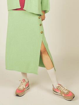 Falda Montoto Punto Verde para Mujer