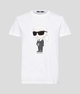 Camiseta Karl Lagerfeld Ikonik Blanca para Mujer