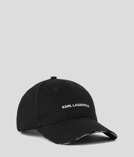 Gorra Karl Lagerfeld Logo Cap Negra para Mujer