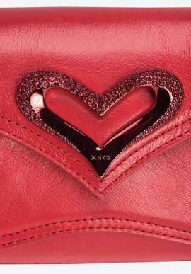 Bolso Pinko Baby 520 Bag Naplak Rojo para Mujer