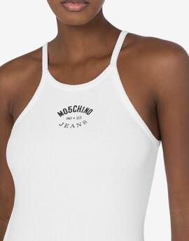 Top Moschino Basico Blanco para Mujer