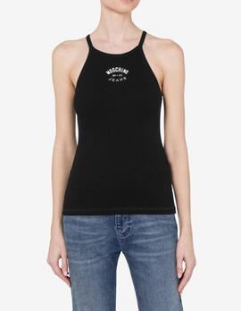 Top Moschino Basico Negro para Mujer