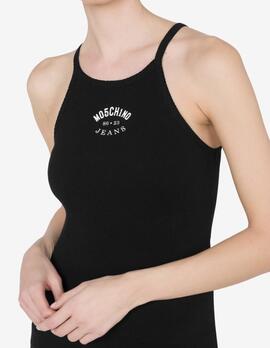 Top Moschino Basico Negro para Mujer