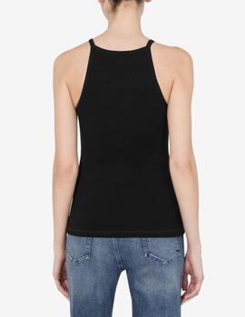 Top Moschino Basico Negro para Mujer