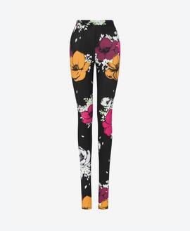 Malla Moschino Estampado Flor Negro para Mujer