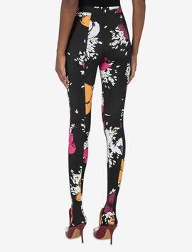 Malla Moschino Estampado Flor Negro para Mujer