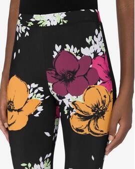 Malla Moschino Estampado Flor Negro para Mujer