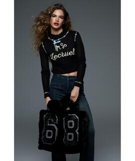 Jersey Lecruel So Negro para Mujer