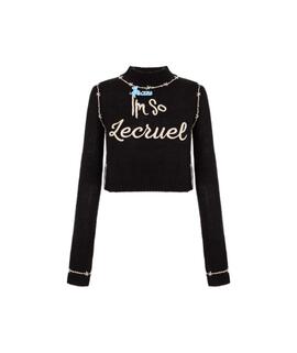 Jersey Lecruel So Negro para Mujer