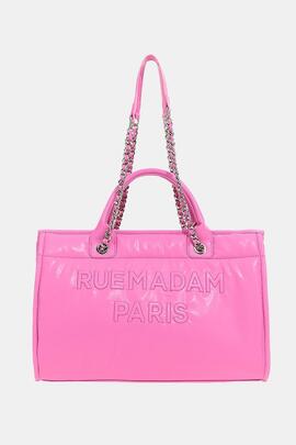 BOLSO RUE MADAM PUFFY SHOPPING FUCSIA