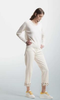 Pantalón Kocca Patricia Perlas Beige para Mujer