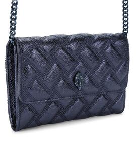 Cartera Kurt Geiger Kensigton Chain Wallet Azul para Mujer