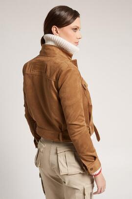 Chaqueta Corta Highly Preppy Bolsillos Camel