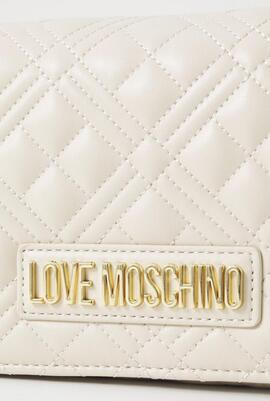 Bolso Moschino Love Acolchado Beige