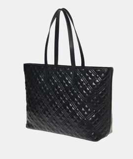 Bolso Moschino Love Quilt Embross Negro para Mujer