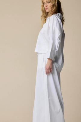 Blusa Kocca Habaly Escote Pico Cruda