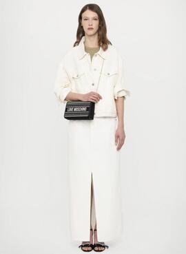 Bolso Love Moschino Raffia Negro