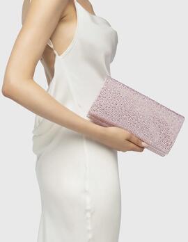 Bolso Twenty Mano Brillos Rosa