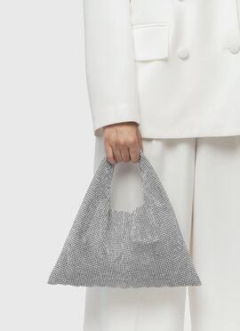 Bolso Twenty Shopping Brillos plata