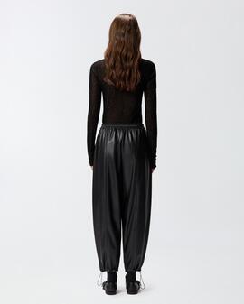 Pantalón Pinko Piel Negro