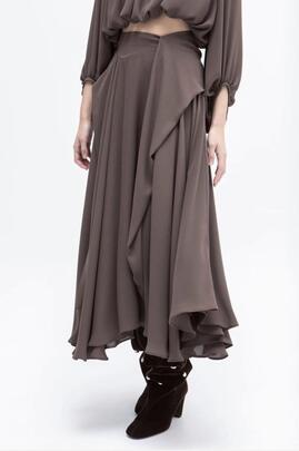 Falda Masavi Capa Noir Brown