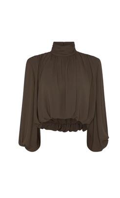 Blusa Masavi Abullonada Noir Brow