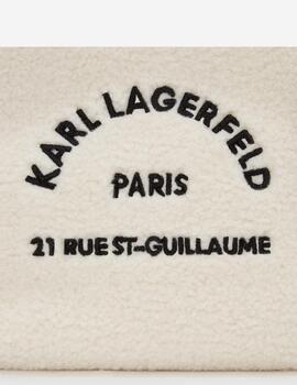 Bolso Karl Tote Mini Pelo Crudo