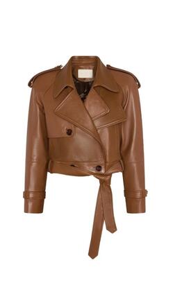 Cazadora Masavi Piel Camel