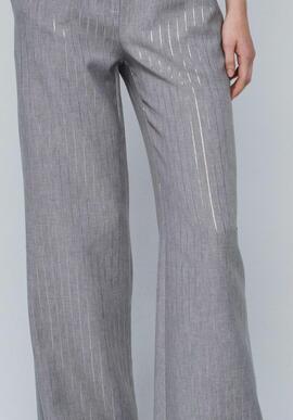 Pantalón Unlimited Romanov Rayas Gris
