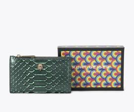 Cartera Kurt Kensigton Sanake Print Verde