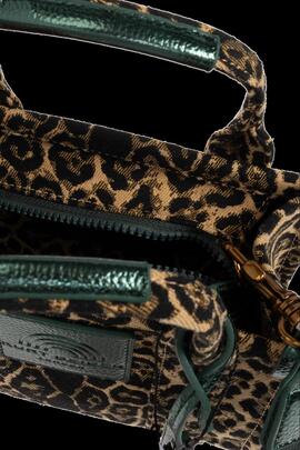 Bolso Kurt Geiger Tote Leopado marrón