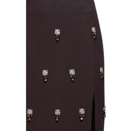 Falda Silvian Heach Chocolate Piedras