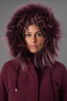 Plumífero Rhunik Burdeos Capota Natural