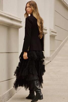 Chaqueta Blazer Highly Basica Negra