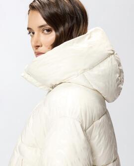 Plumífero Pinko Corto Blanco