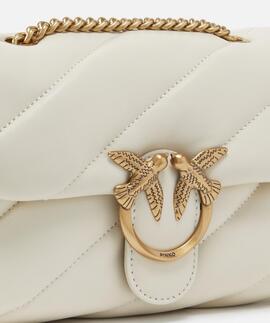 Bolso Pinko Love Puff Mini Crudo