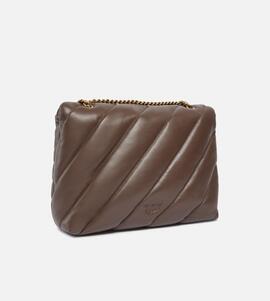 Bolso Pinko Love Puff Big CL Chocolate