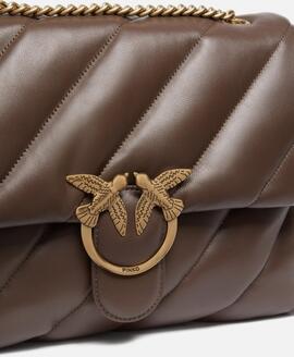 Bolso Pinko Love Puff Big CL Chocolate